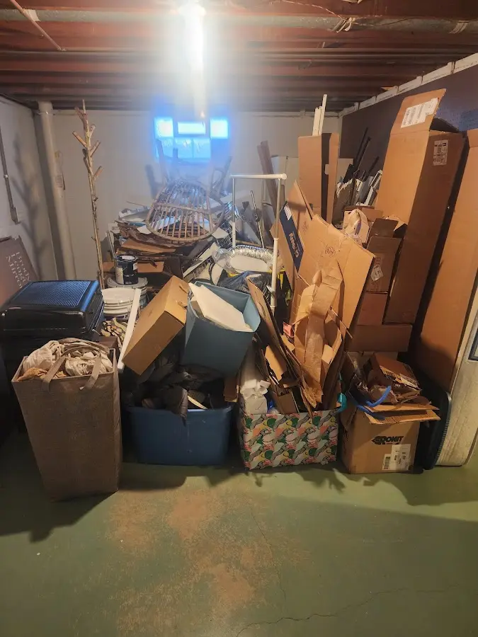 Roll-off dumpster container at job site for Construction Dumpster Rental in Maxatawny